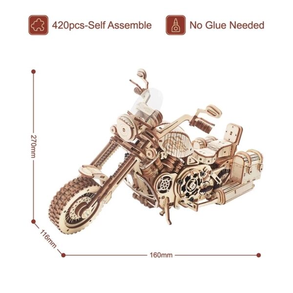 420 Piece Building Block Kit For DIY Wooden Models For Children - Image 5